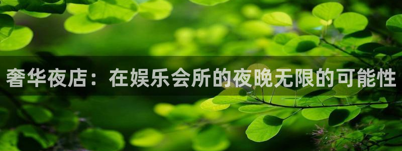 小焦点娱乐：奢华夜店：在娱乐会所的夜晚无限的可能性