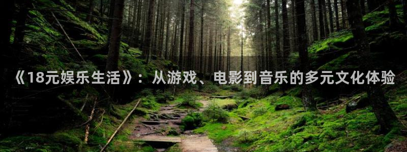 焦点娱乐官网：《18元娱乐生活》：从游戏、电影到音乐的多元文化体验